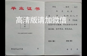 山西2000年高中畢業(yè)證（山西省普通高中畢業(yè)證樣本圖片）